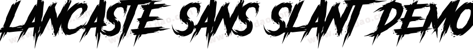Lancaste Sans Slant Demo字体转换